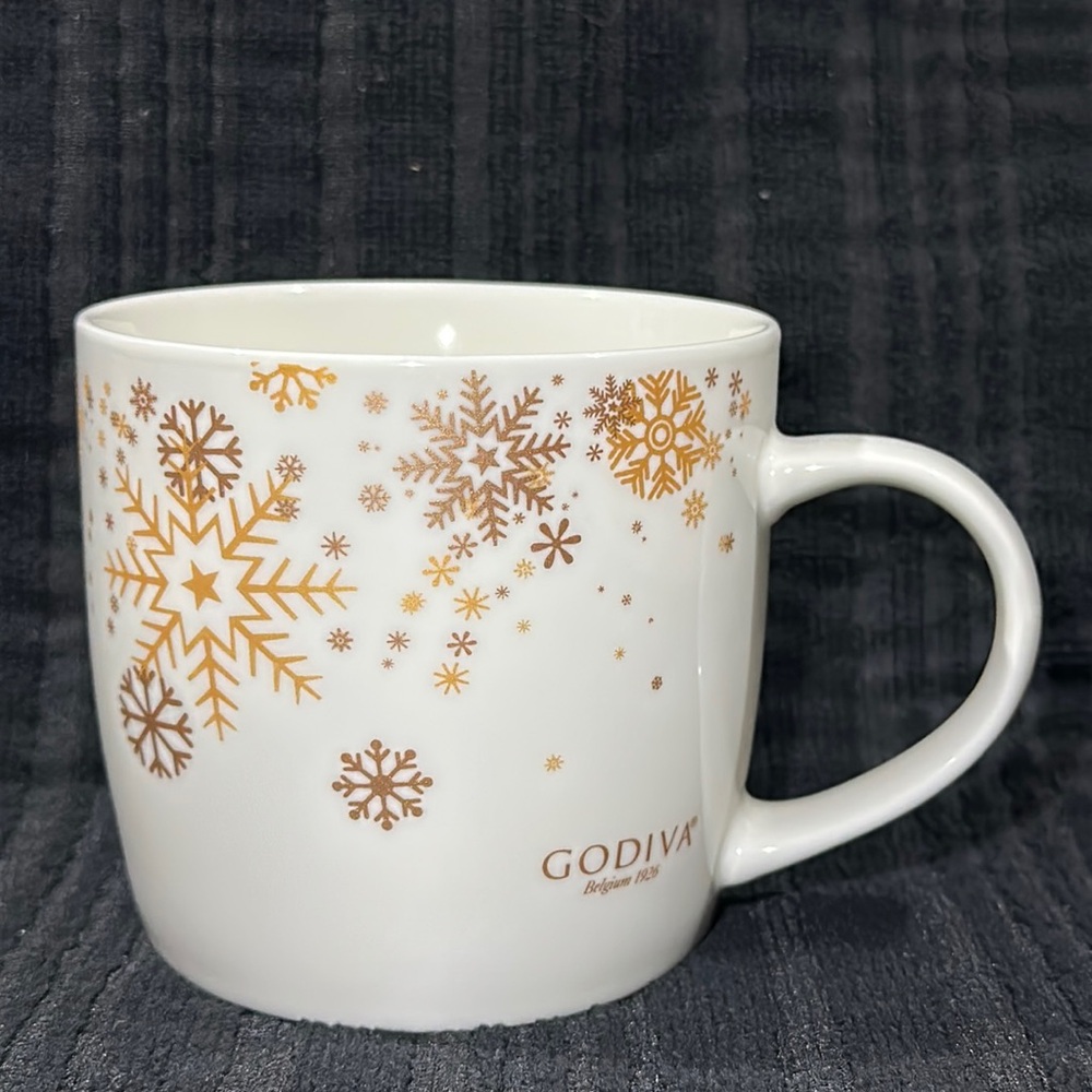 Godiva Chocolate Snowflake Mug